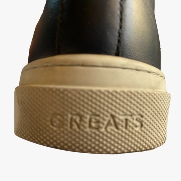 Greats Brooklyn The Royale Leather Sneakers in Navy - Size 11.5 - Picture 5 of 9